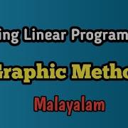 Linear Programming Solution Using Graphical Method LPP