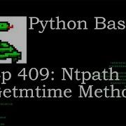 Python Basics Ntpath Get M Time Function