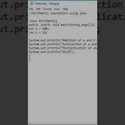 Arithmetic Operator Java Program Short Java Shorts Ytshorts Viral Javaprogramming Javaprogram