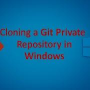Учебное пособие по Git клонирование приватного репозитория в Windows Простая настройка