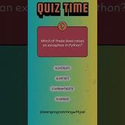 Python Quiz 23 Can You Answer This Shorts