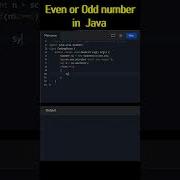 Checking Even Or Odd Number In Java Shorts Java