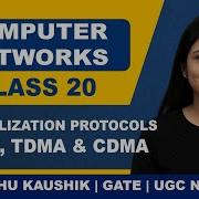 Computer Networks Class 20 Channelization Protocols FDMA TDMA CDMA Simplified