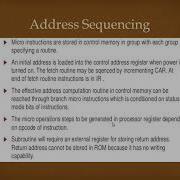 Micro Programmed Control Memory Address Sequencing Part 2