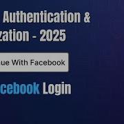 Part 16 OAuth 2 Sign In With Facebook React Authentication Authorization Playlist