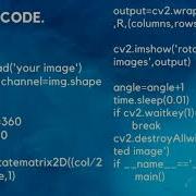 Rotate Image Using Opencv And Python