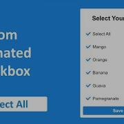 Custom Animated Checkbox Using HTML CSS JavaScript Select All Checkboxes