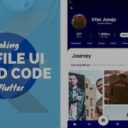 Flutter UI Design Project Profile UI Speed Code