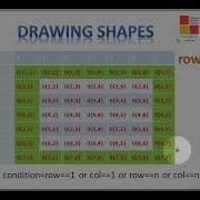 Drawing Patterns Via Python Programming Using Nested Loops
