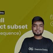 Find All Distinct Subset Or Subsequence Sums Problem Of The Day 31 08 22 Yash Dwivedi