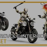 Motorcycle Interaction Animset FREE Unity