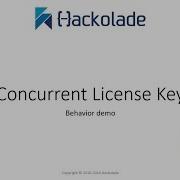 Concurrent License Key Behavior