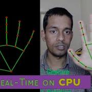 Hand Gesture Detection In Real Time On CPU Using Python And Mediapipe