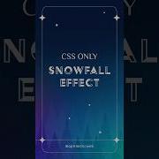 Pure CSS Snowfall Animation In 60 Seconds