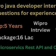 Wipro Interview Java And Microservices With Spring Boot Rest Api Interview Questions And Answered