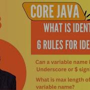 Identifiers In Java With Rules Examples Java Programming Basics Java Tutorial 2026