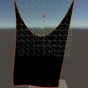 Unity Mass Spring System For Cloth Simulation