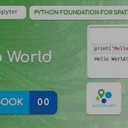 Notebook 00 Hello World Python Foundation For Spatial Analysis