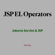 JSP Expression Language Operators