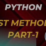 List Methods In Python Part 1 Append Pop Extend Python Tutorial In Tamil For Beginners