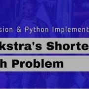 Dijkstra S Algorithm In Python