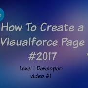 How To Create A Visualforce Page Using A Standard Controller 2017