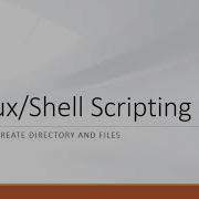 Linux Shell Create Directory Folder And Files