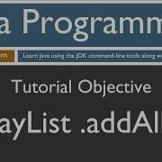 Learn Java Programming ArrayList AddAll Method Tutorial