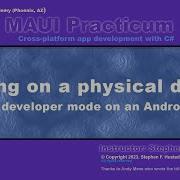 NET MAUI 00I Testing On A Physical Device