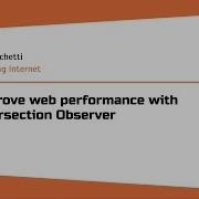 Frontend Jo Franchetti Improve Web Performance With Intersection Observer