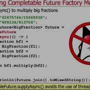 Advanced Java CompletableFuture Features Applying Factory Methods