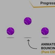 ANIMATED BOUNCING BALL PURE CSS CSS ANIMATION HTML
