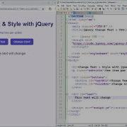 JQuery 21 Изменение текста и стиля с помощью JQuery