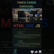 Timed Cards Carousel GSAP Animated Full Screen Cards Learn New Things Coding Javascript