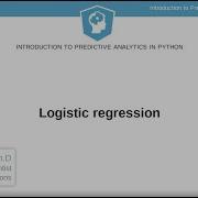 Python Tutorial Logistic Regression
