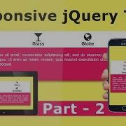 How To Create Simple JQuery Tabs Responsive Tabs Using Css And JQuery Part 2