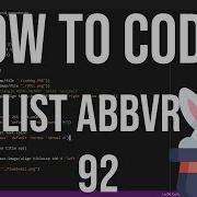 How To Code Racket 92 List Abbreviations