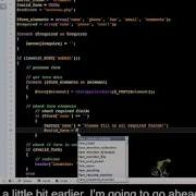 PHP Javascript Closed Captioned Form Validation Part 4