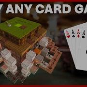 Рабочий покерный карточный стол в Minecraft Java