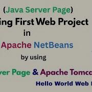 JSP Creating First Web Project In NetBeans IDE By Using Java Server Page And Apache Tomcat Server