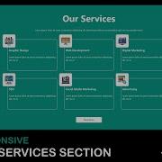 Our Services Section Design Using Html CSS With Cool Hover Effects 2021 By AK Tutorial