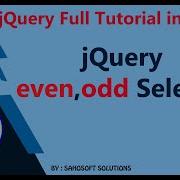 JQuery Even Odd Selector JQuery Full Tutorial In Hindi