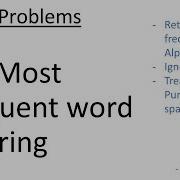 String 17 Get Most Frequent Word In String Java Implementation