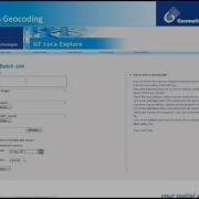 GT Loca Explore Batch Geocoding Example