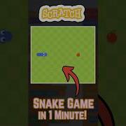 Snake Game In ONE MINUTE Scratch Tutorial Scratch Scratchprogramming Shorts