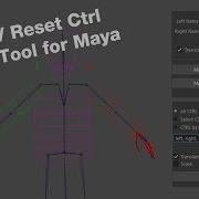 Mirror Reset Ctrl Python Tool For Maya WIP