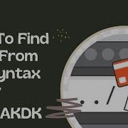 How To Find Path From Sql Syntax Error By AkDk