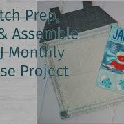 Stitch Prep Trim Assemble The House Block For DBJJ Monthly Sampler The Stitchuation Rm 12 29 25