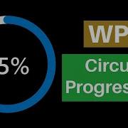 WPF Circular Progress Bar