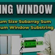 Sliding Window Minimum Size Subarray Sum Minimum Window Substring
